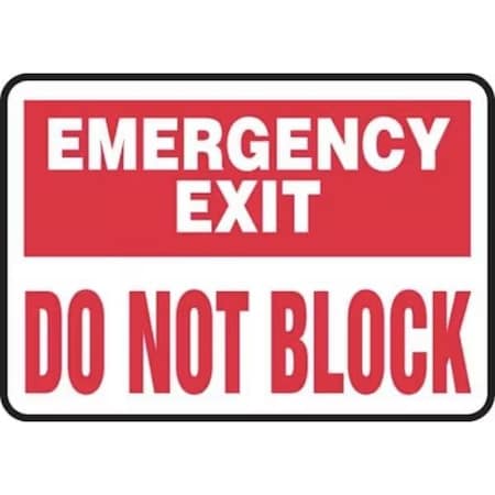 Accuform Exit Sign, Accu-Shield, 10 in W, 7 in H MADM545XP